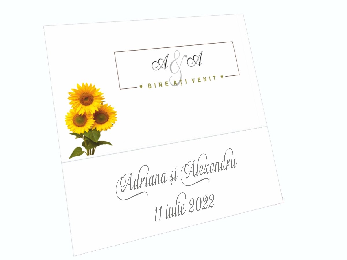 Invitatii nunta cod Miraj-2056 - MirajulNuntii.ro