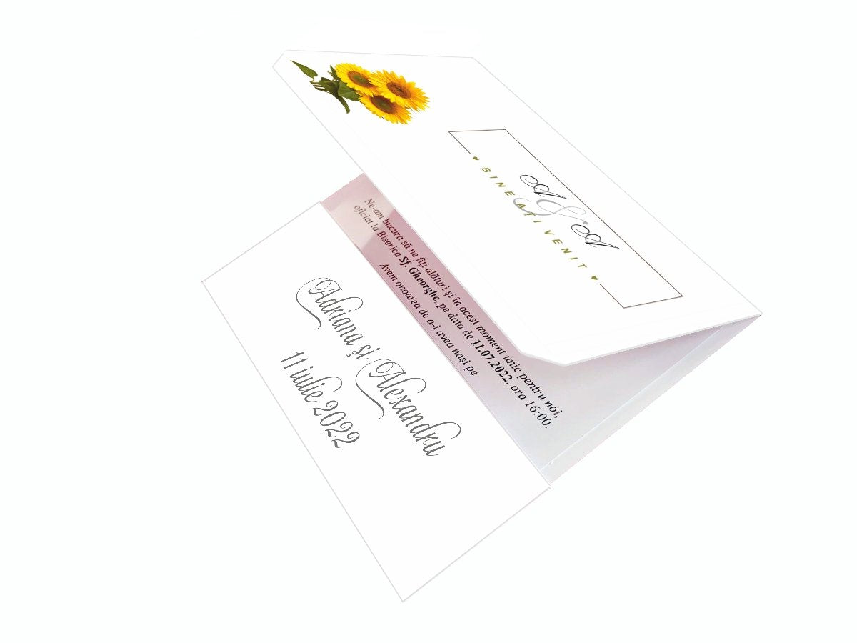 Invitatii nunta cod Miraj-2056 - MirajulNuntii.ro
