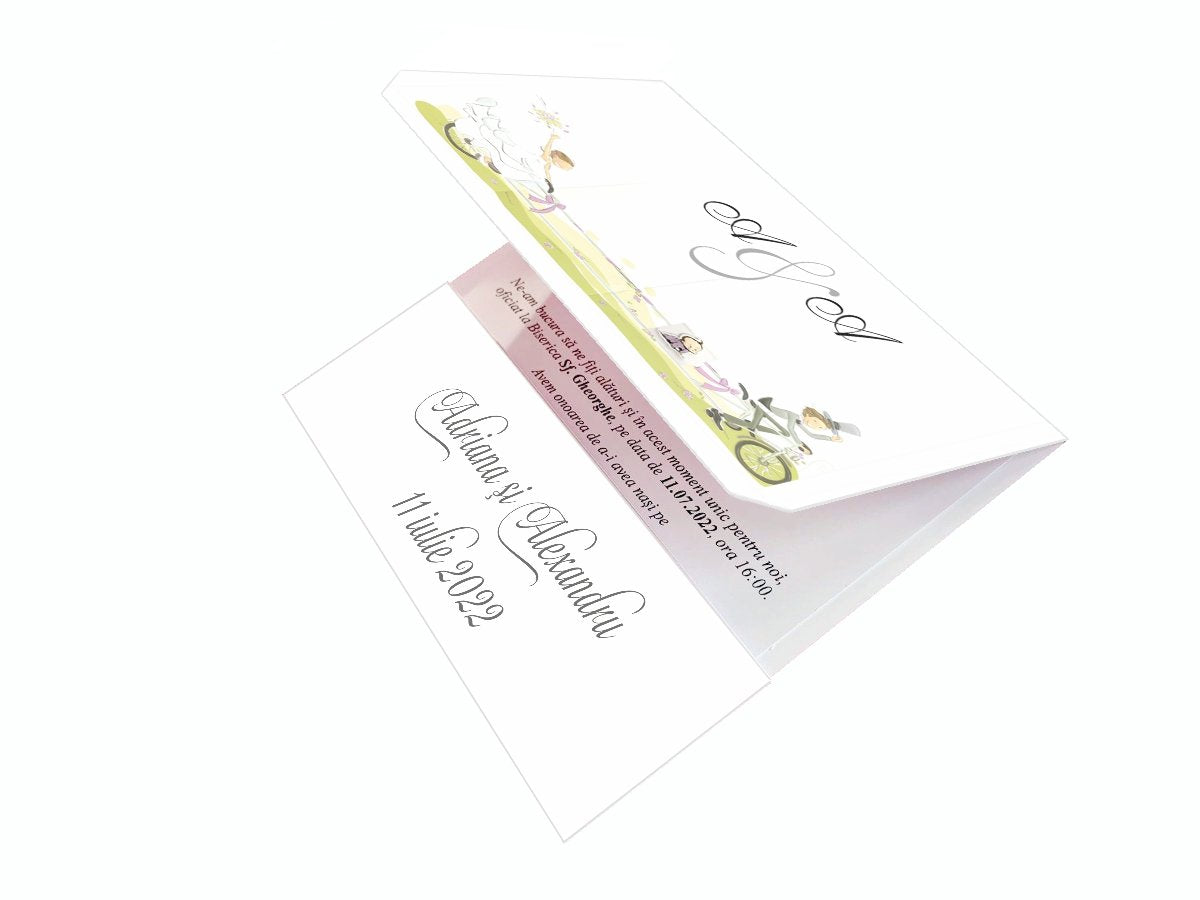 Invitatii nunta si botez cod Miraj-20371 - MirajulNuntii.ro