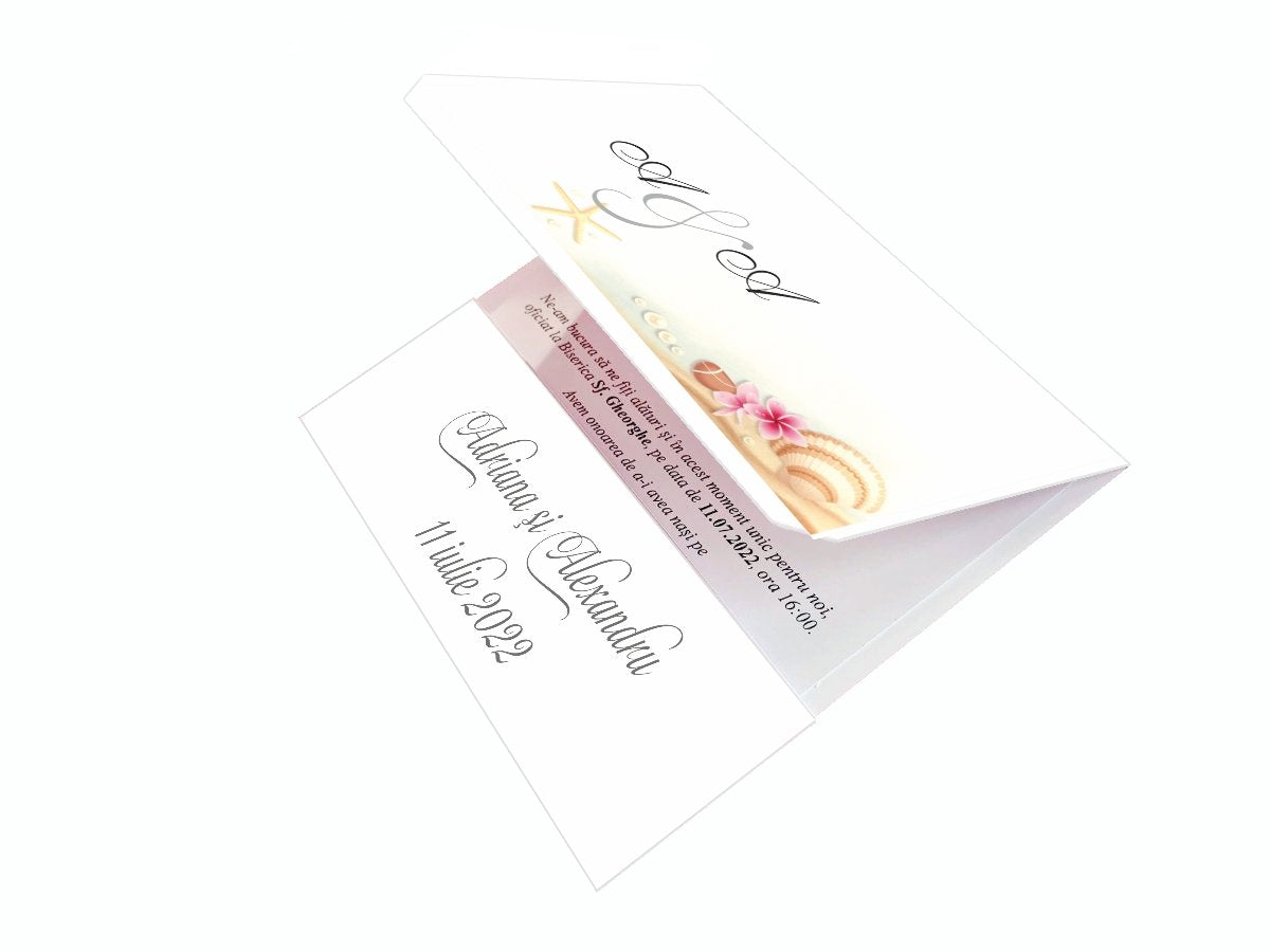 Invitatii nunta cod Miraj-2036 - MirajulNuntii.ro