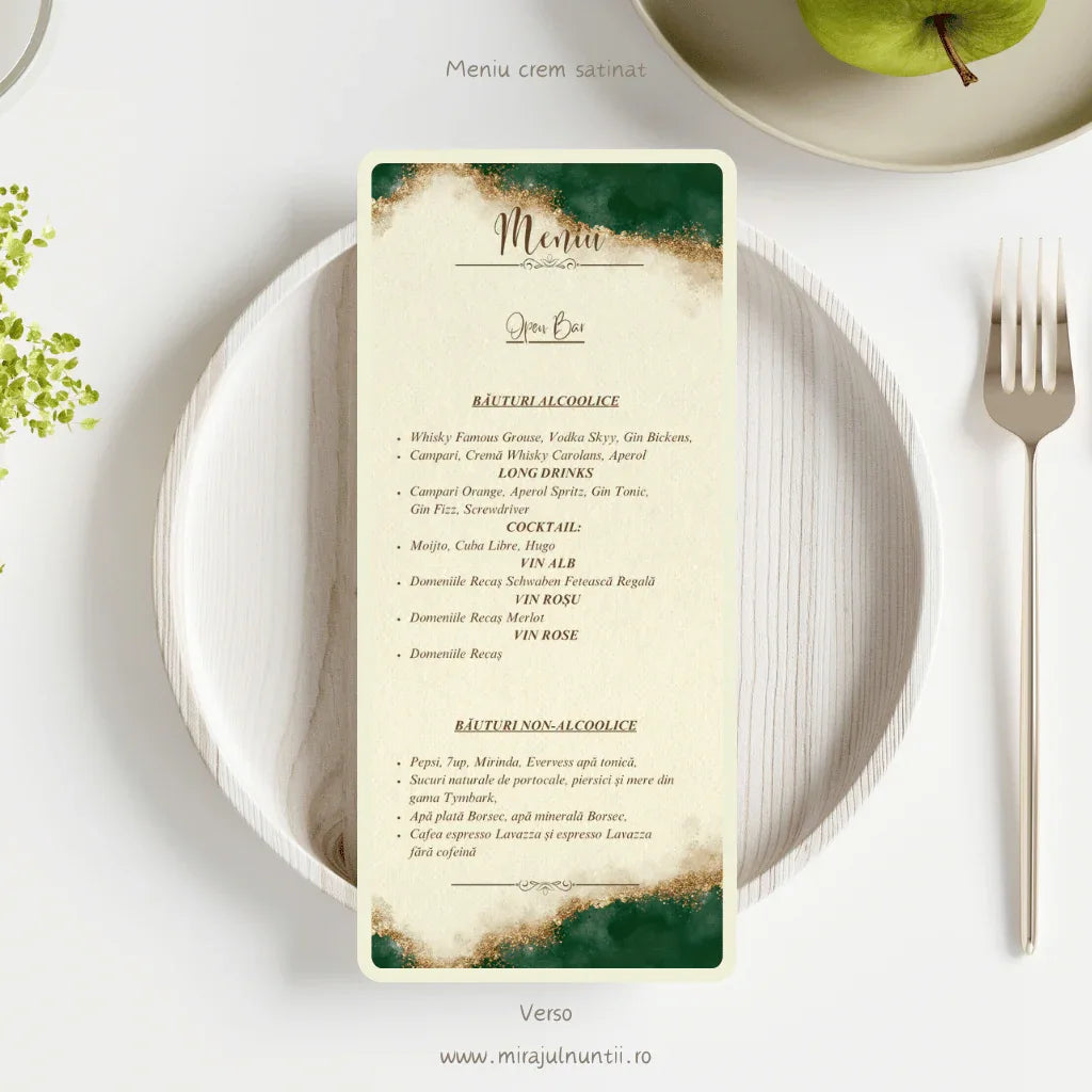 Meniu individual cod Magnific C.4 - MirajulNuntii.ro