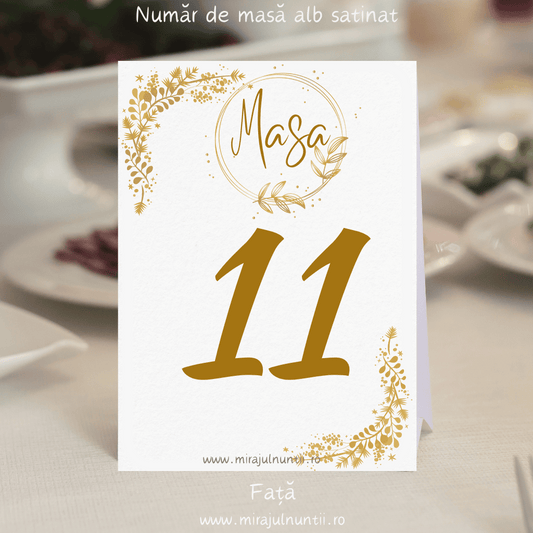 Numar de masa cod Magnific C.13 - MirajulNuntii.ro