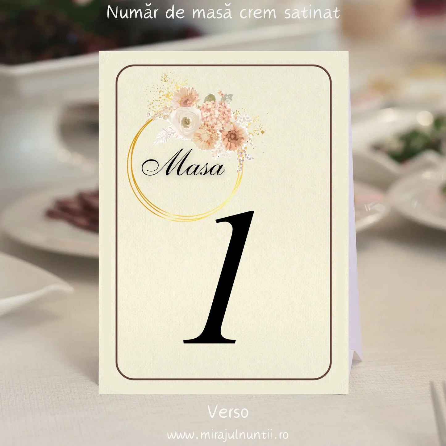 Numar de masa cod Magnific C.44 - 10044 - MirajulNuntii.ro