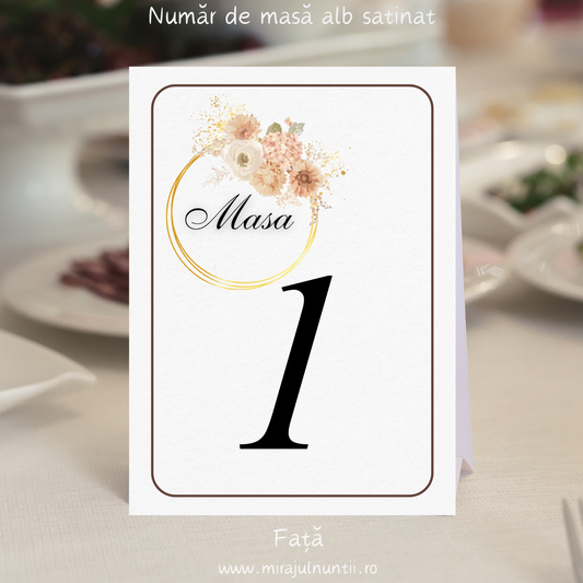 Numar de masa cod Magnific C.44 - 10044