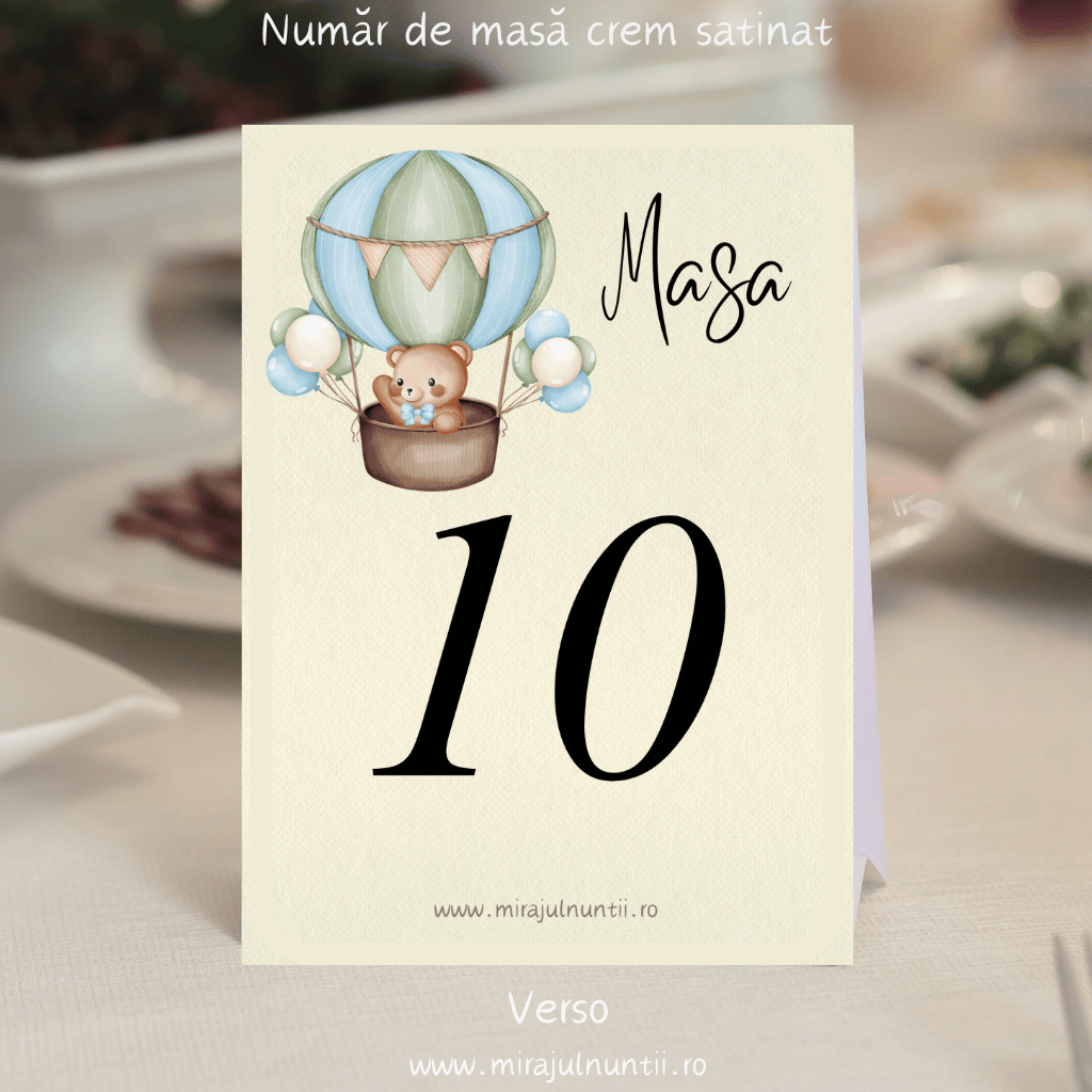 Numar de masa cod Magnific B.2 - MirajulNuntii.ro