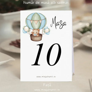 Numar de masa cod Magnific B.2 - MirajulNuntii.ro