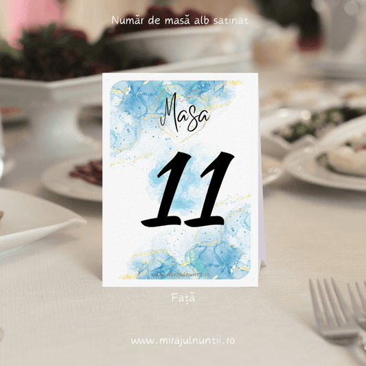 Numar de masa cod Magnific C.11 - MirajulNuntii.ro