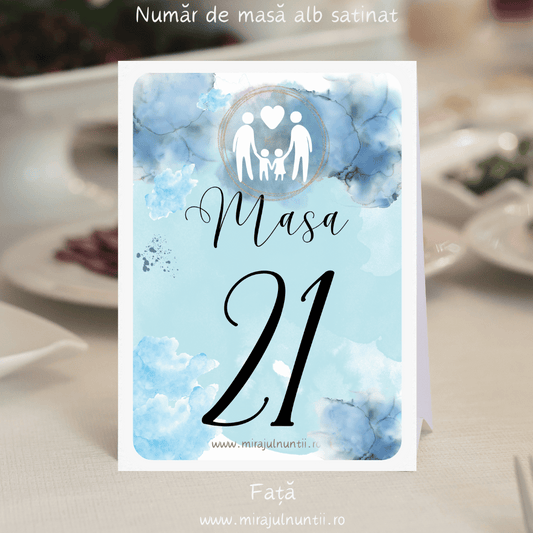 Numar de masa cod Magnific C.17 - MirajulNuntii.ro