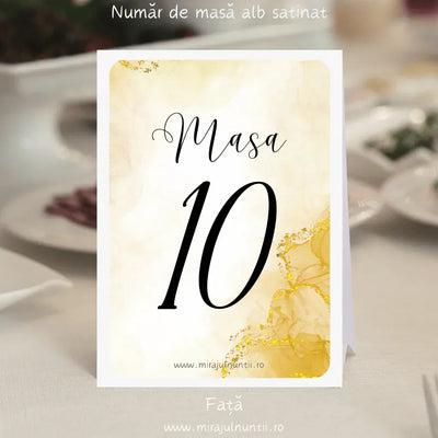 Numar de masa cod Magnific C.18 - MirajulNuntii.ro