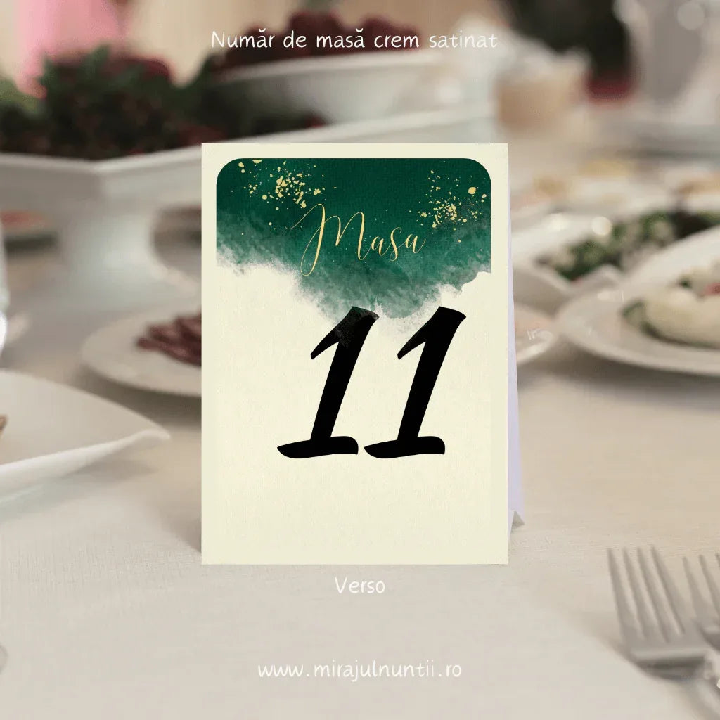 Numar de masa cod Magnific C.1 - MirajulNuntii.ro