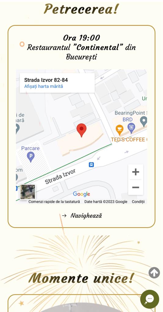 Invitatie On-line Botez cod B01 - MirajulNuntii.ro