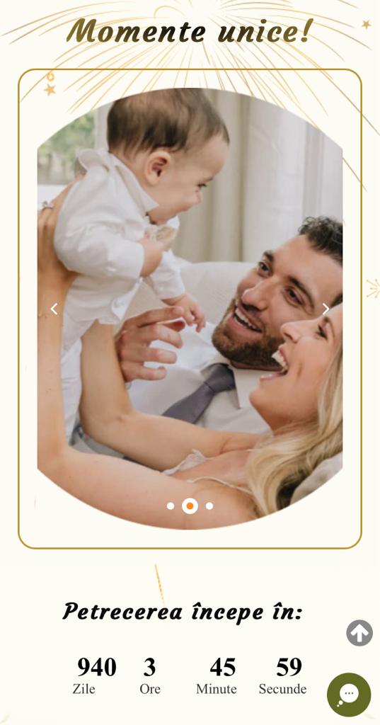 Invitatie On-line Botez cod B01 - MirajulNuntii.ro