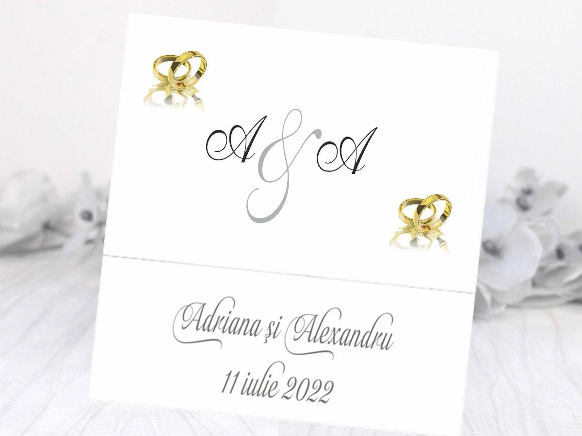 Invitatii nunta cod Miraj-20271 - MirajulNuntii.ro
