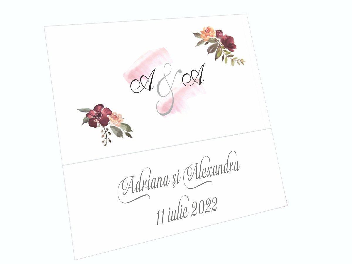 Invitatii nunta cod Miraj-77081 - MirajulNuntii.ro
