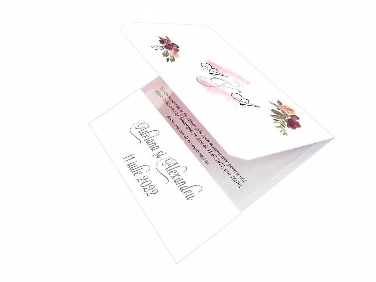 Invitatii nunta cod Miraj-77081 - MirajulNuntii.ro