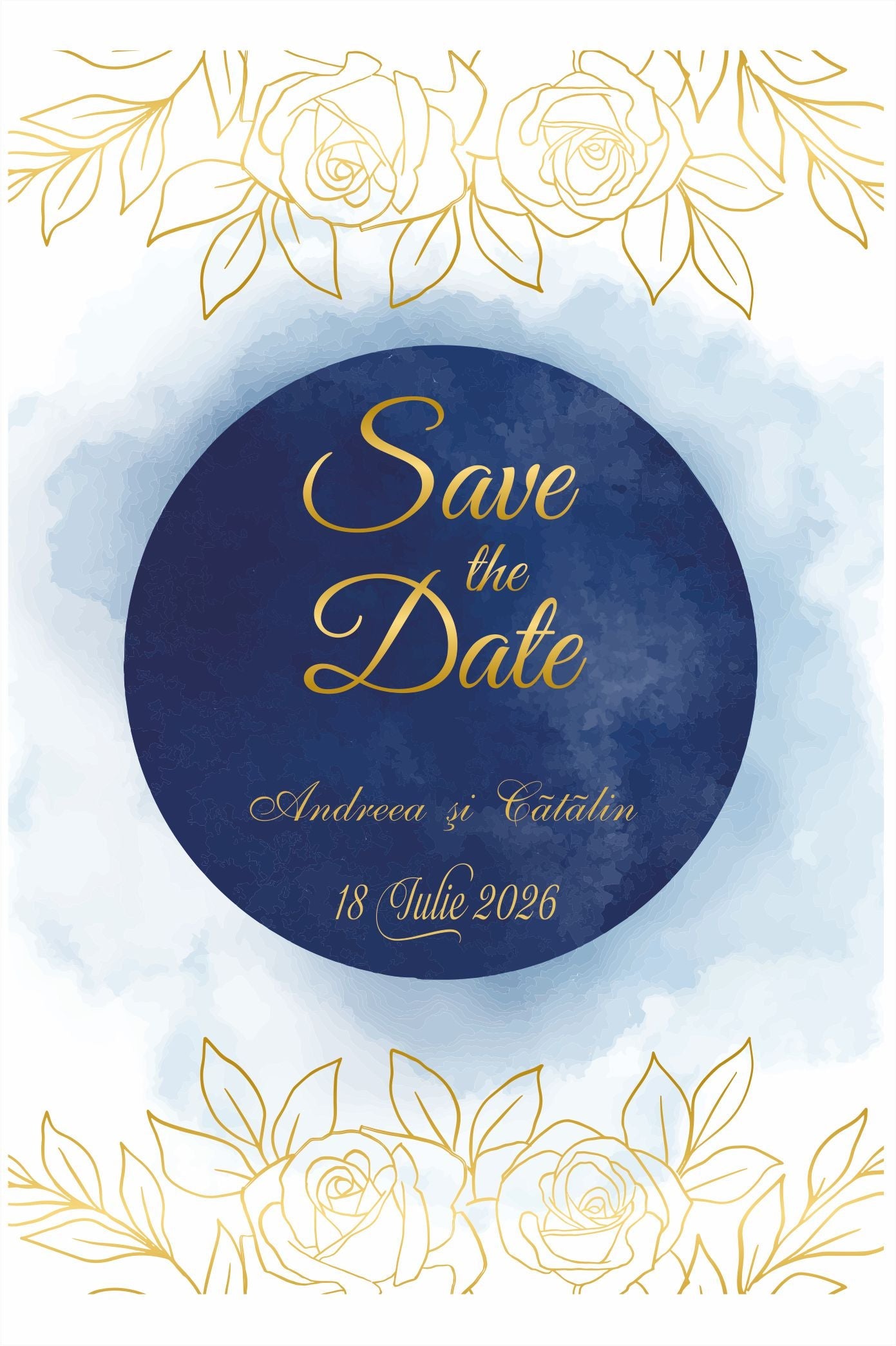 Invitatie NUNTA Digitala - cod 5007 - MirajulNuntii.ro