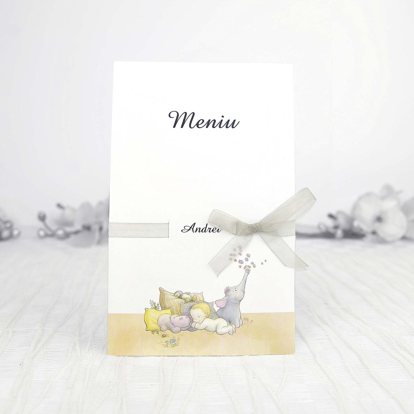 Meniu-botez cod Deluxe-3103 - MirajulNuntii.ro