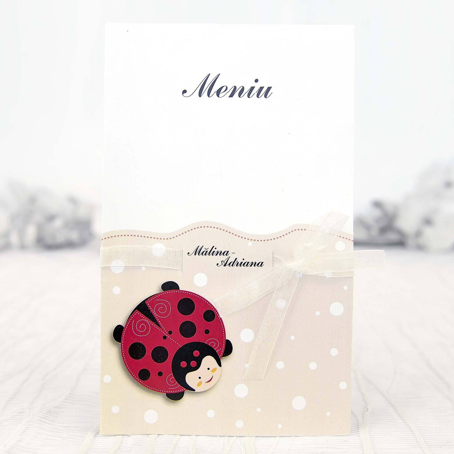 Meniu-botez cod Deluxe-3501 - MirajulNuntii.ro