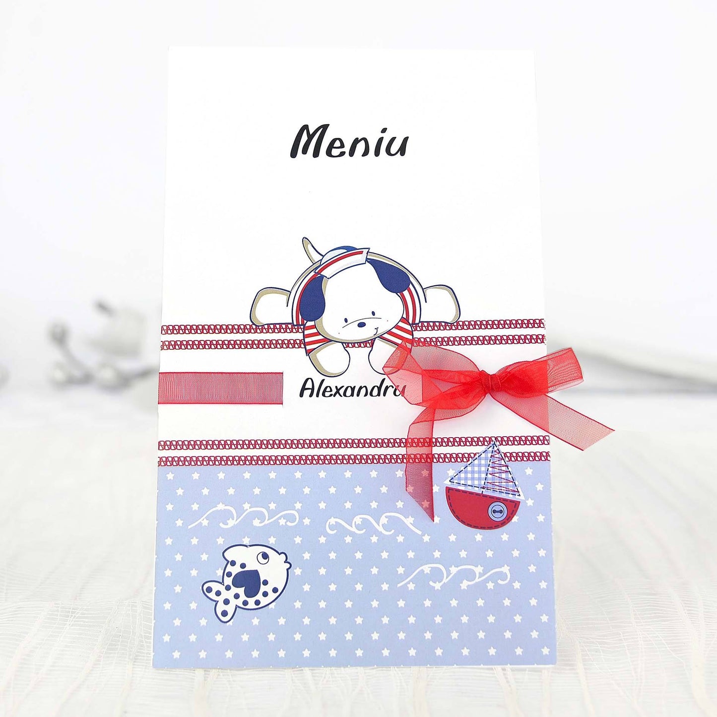 Meniu-botez cod Deluxe-3506 - MirajulNuntii.ro