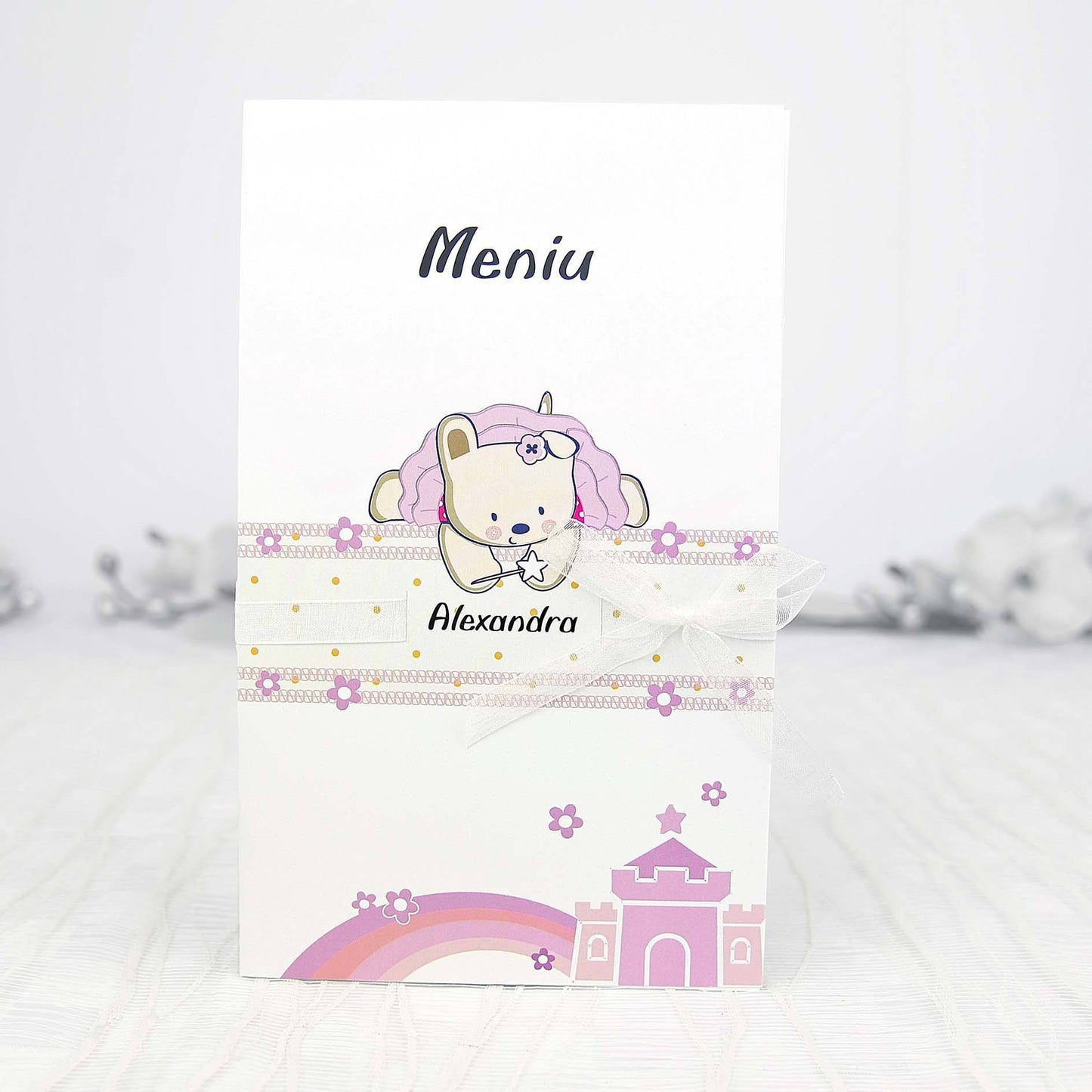 Meniu-botez cod Deluxe-3507 - MirajulNuntii.ro