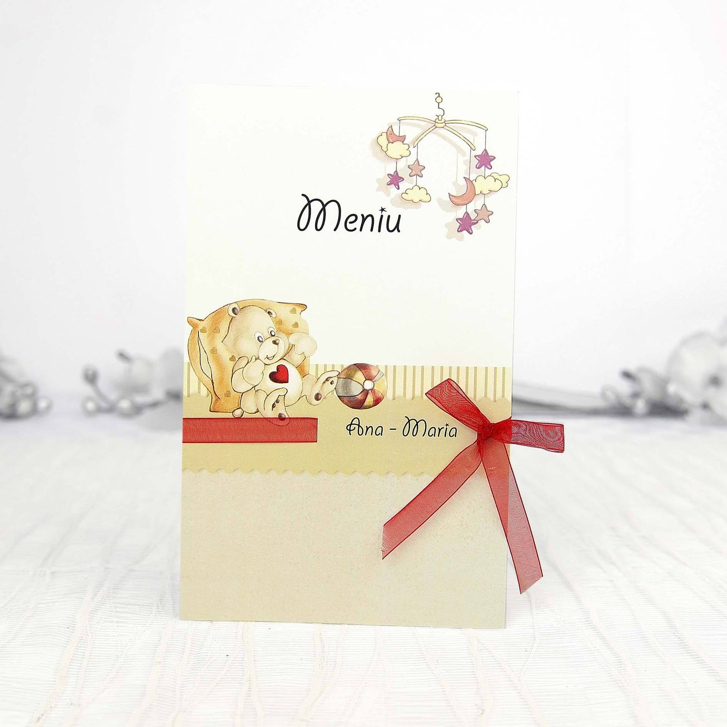 Meniu-botez cod Deluxe-6114 - MirajulNuntii.ro