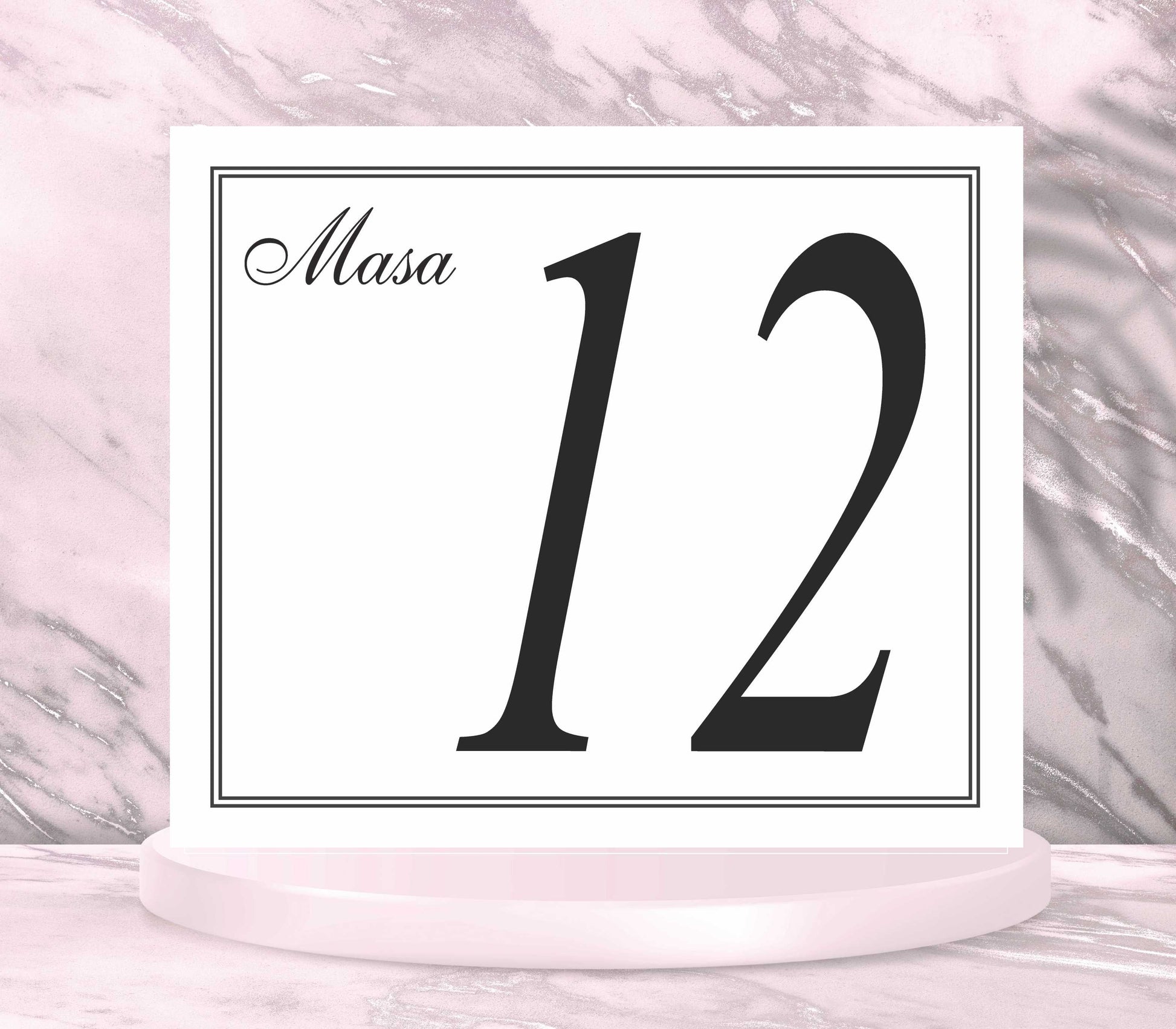 Numar de masa - MirajulNuntii.ro