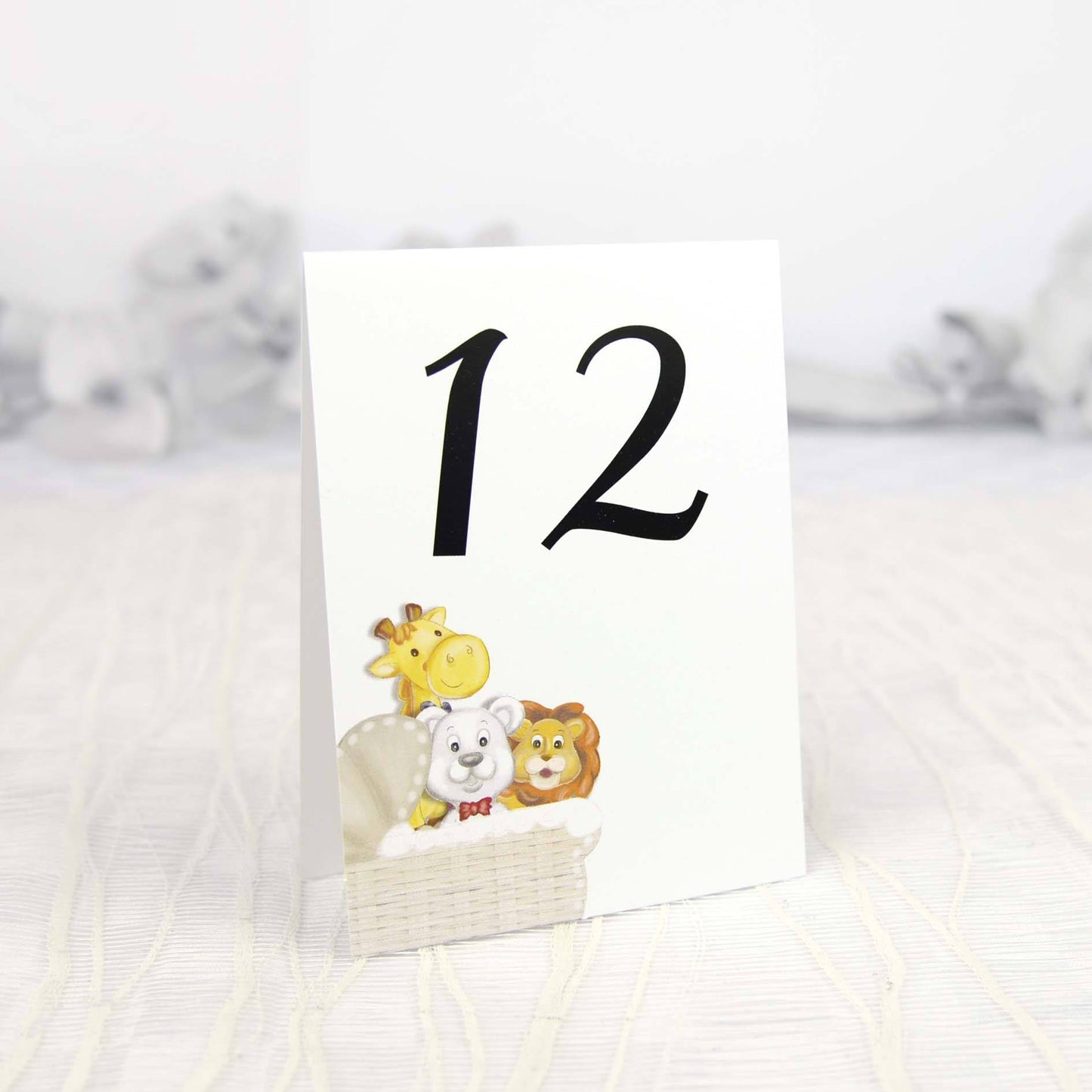 Numar de masa-botez cod Deluxe-1515 - MirajulNuntii.ro