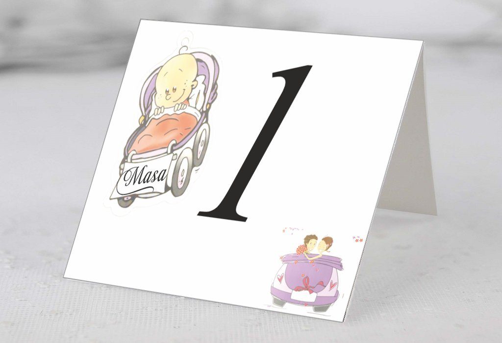 Numar de masa cod miraj-2033 - MirajulNuntii.ro