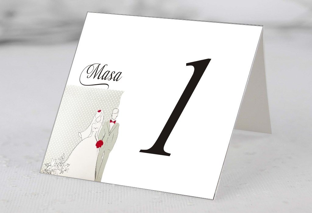 Numar de masa cod miraj-5238 - MirajulNuntii.ro