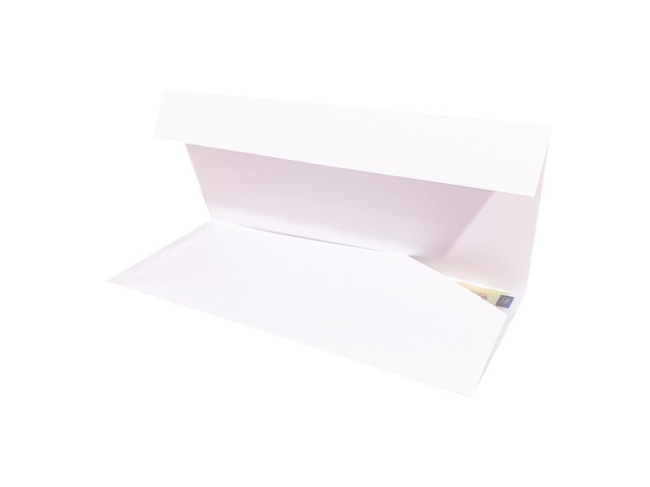 Plic de bani nunta cod "Miraj 1010 carton alb" - MirajulNuntii.ro