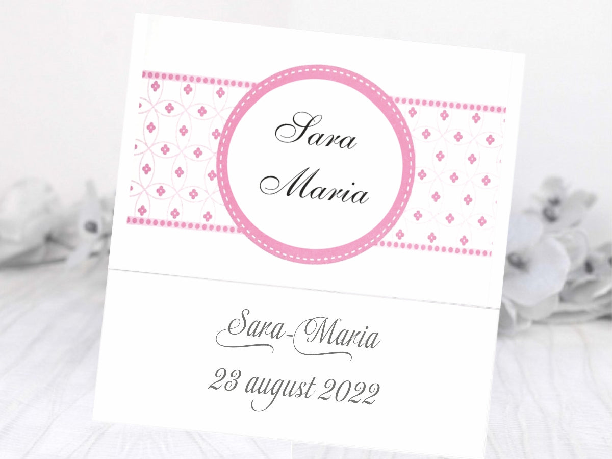 Invitatii botez cod Miraj - 8031 - MirajulNuntii.ro
