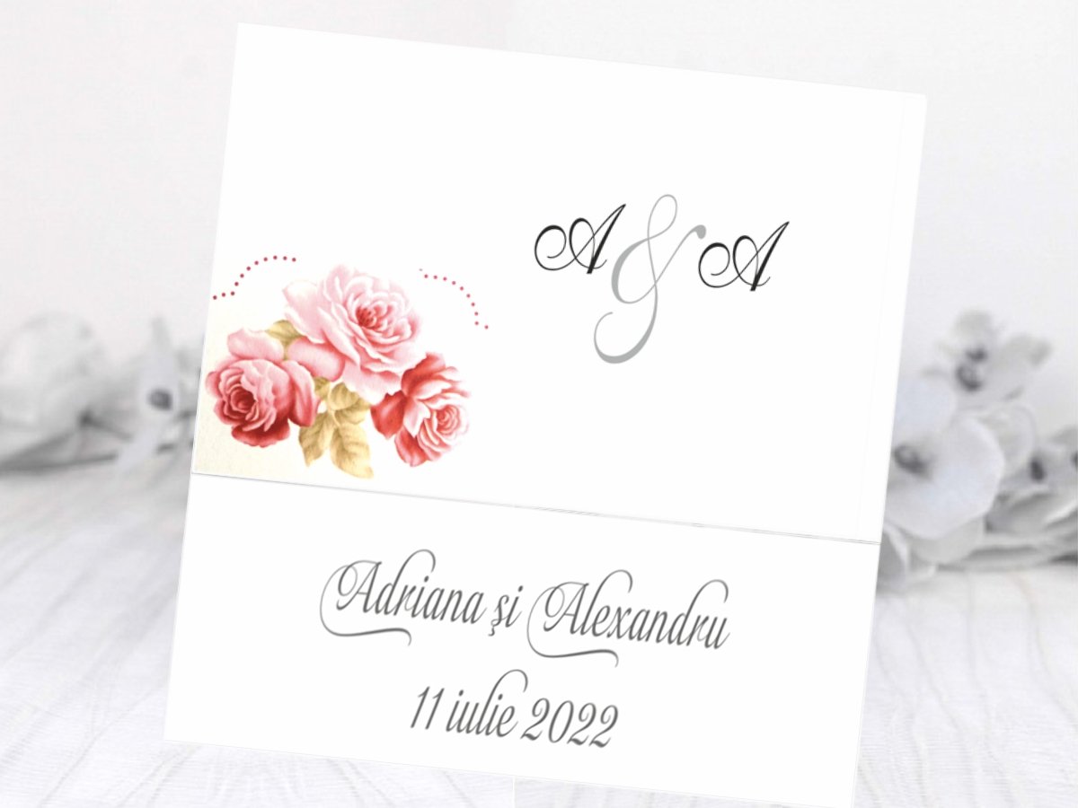 Invitatii nunta cod Miraj-2040 - MirajulNuntii.ro