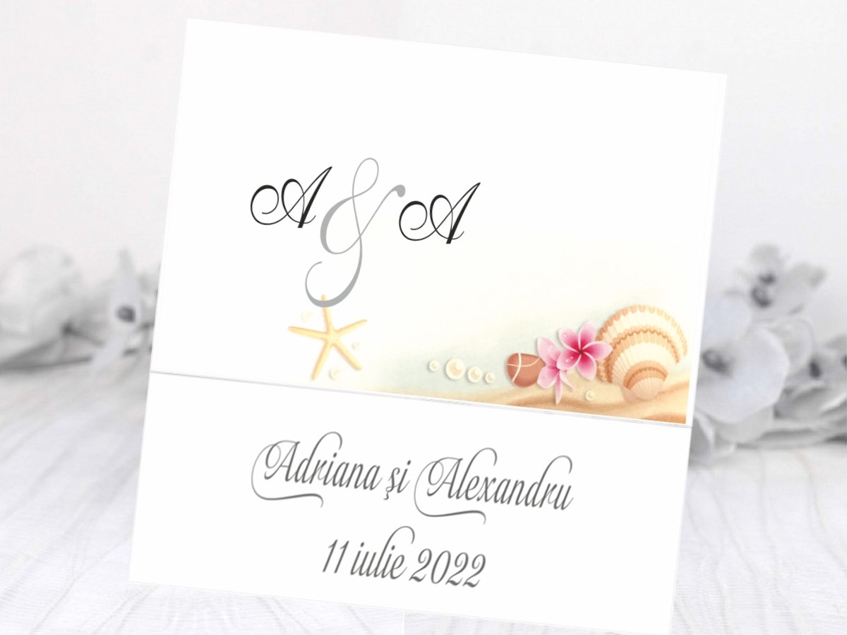 Invitatii nunta cod Miraj-2036 - MirajulNuntii.ro