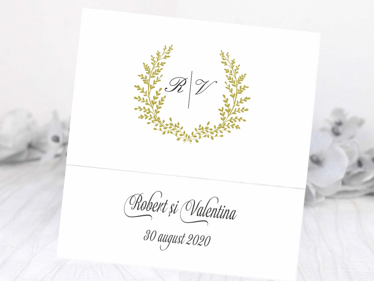 Invitatii nunta cod Miraj-3006 - MirajulNuntii.ro