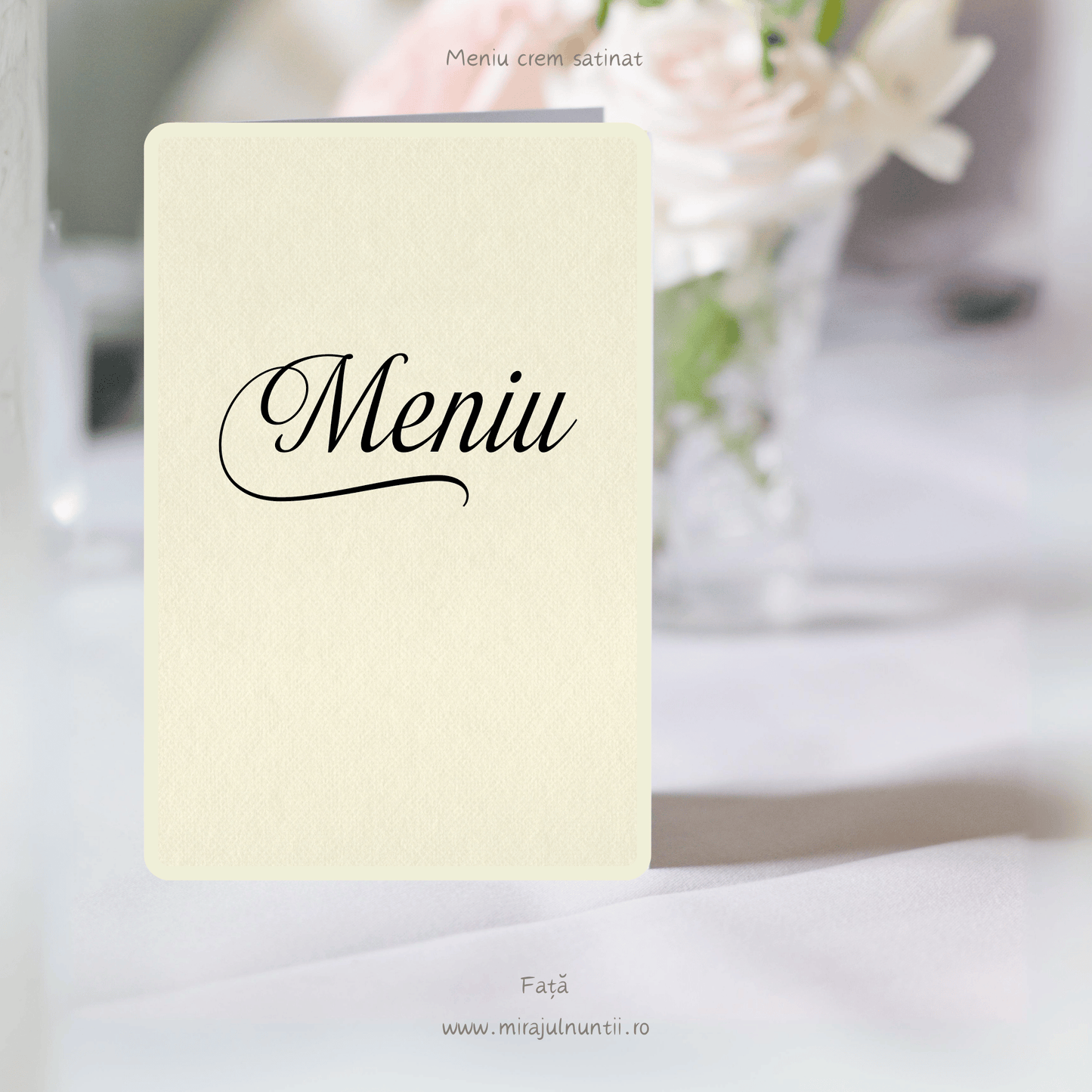 Meniu nunta tip carte Magnific personalizat la cerere