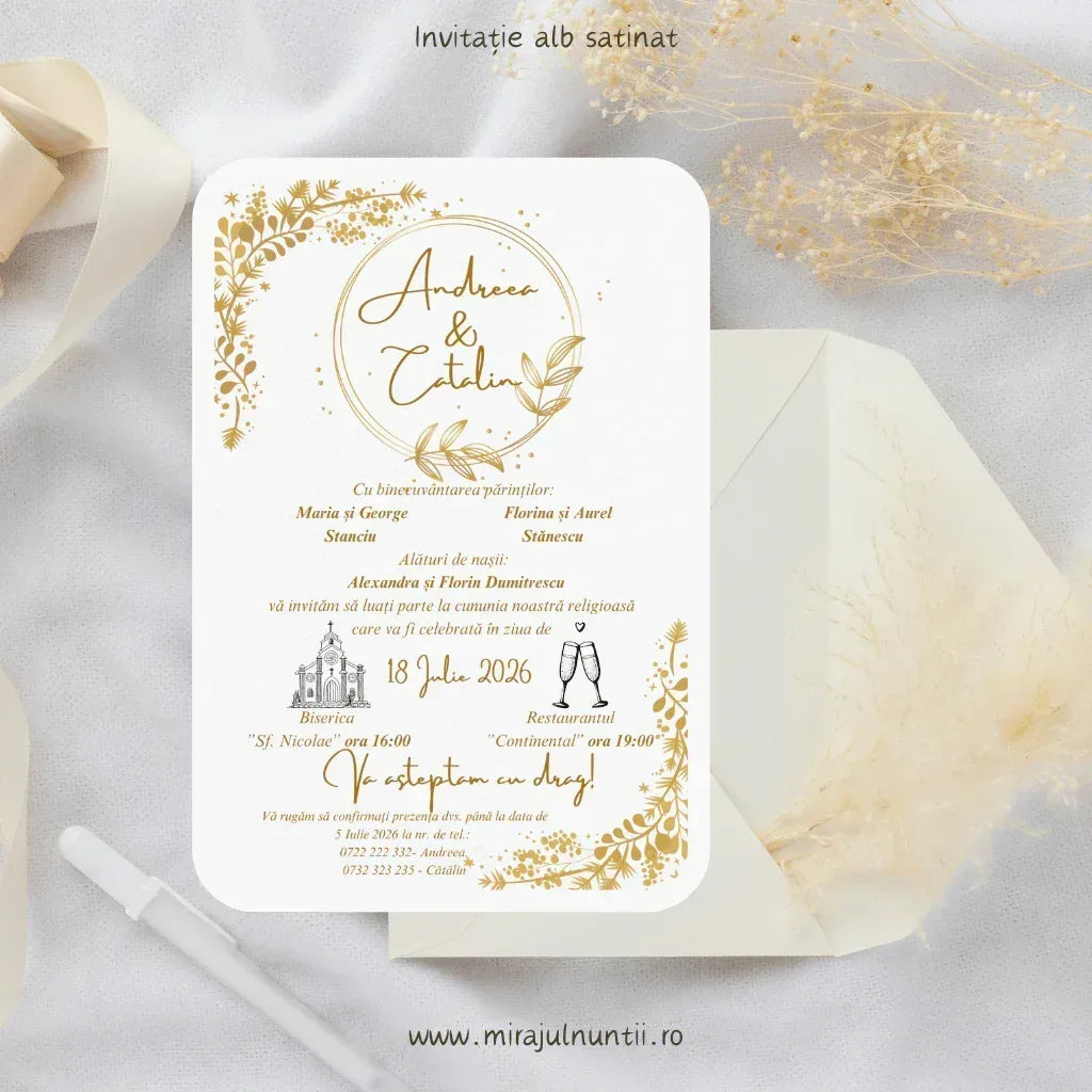 invitatie nunta online - Papetărie de Nuntă Fără Stres: Ghidul Notelor de Mulțumire în 2026