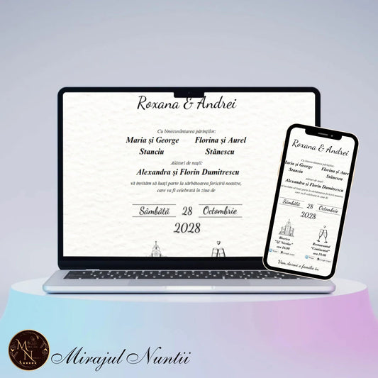 invitatie online nunta - Idei de Papetărie Digitală pentru Gestionarea Grupurilor la Nunta din 2026