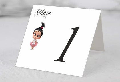 Numar de masa-botez cod Miraj-9001