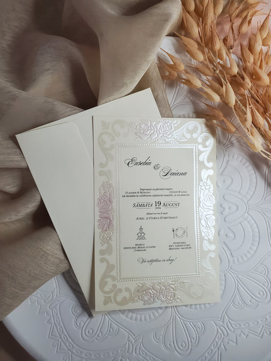 Invitație pentru nuntă-Elegance 2-cod 1720
