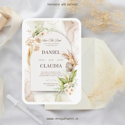 Invitație nuntă cod Magnific C.39-10039