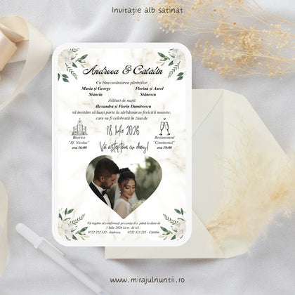 Invitație nuntă cod Magnific C.43-10043