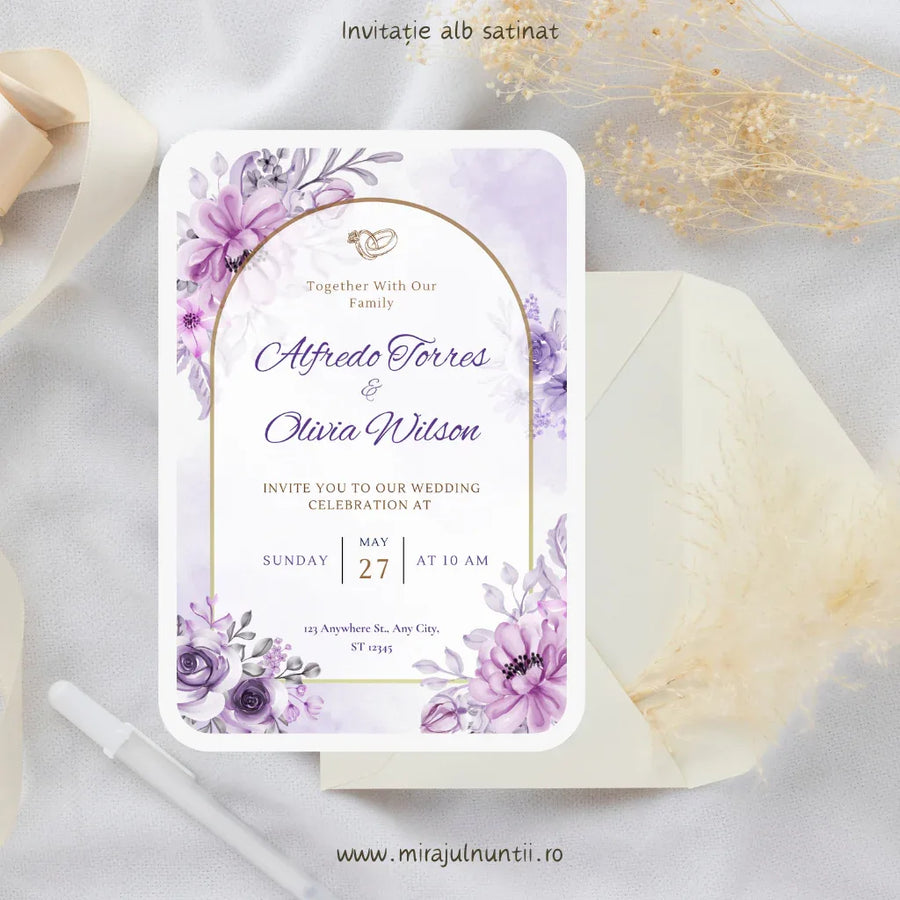 Invitație nuntă cod Magnific C.38-10038