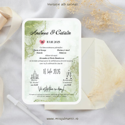 Invitație nuntă cod Magnific C.41-10041