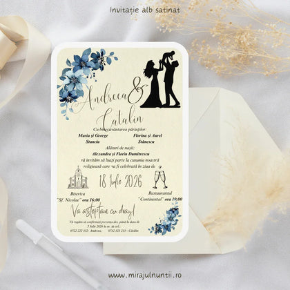 Invitație nuntă cod Magnific C.21-10021