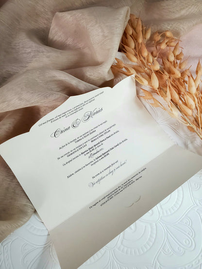 Invitație pentru nuntă-Elegance 2-cod 2022