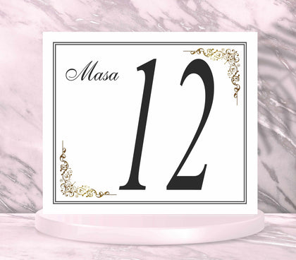 Numar de masa cod miraj-2028