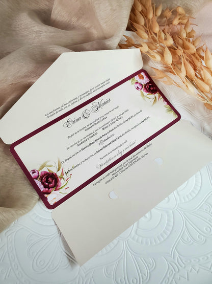 Invitație pentru nuntă-Elegance 2-cod 2033