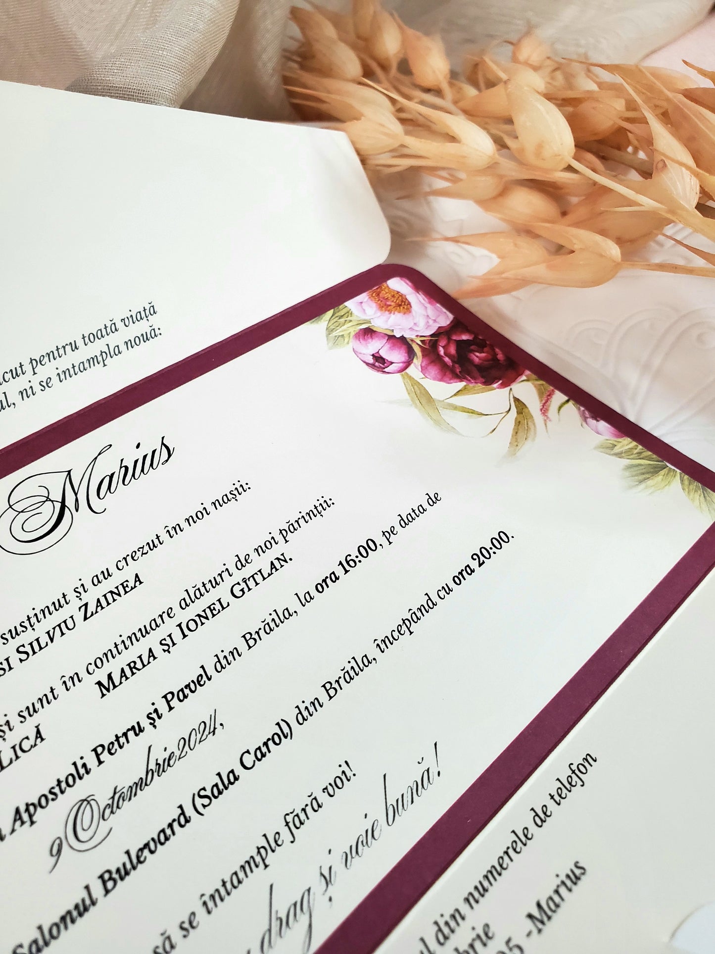 Invitație pentru nuntă-Elegance 2-cod 2033