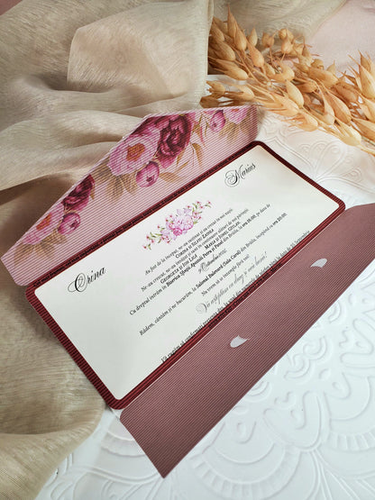 Invitație pentru nuntă-Elegance 2-cod 2034