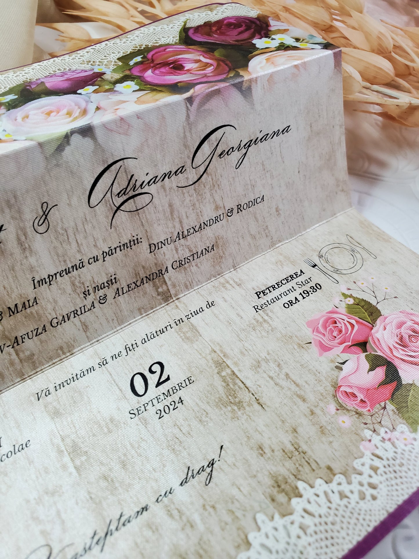 Invitație pentru nuntă-Elegance 2-cod 2036